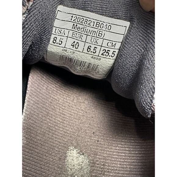 Brooks Ricochet Women’s Size 8.5 B Running Shoes Gray Purple Knit DNA AMP12 - Picture 7 of 9